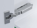 -30D Tiomos Angle Corner, Self-Close Hinges, Screw-On, 45, Overlay