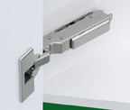 Negative -45D Tiomos Angle Corner, Self-Close Hinges, Screw-On, 45, Overlay