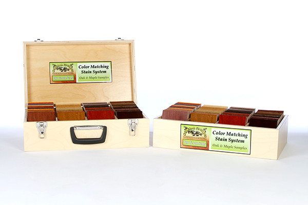 Water Based Ready to Match (RTM) Stain System Color Chip Box,With Lid