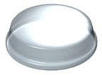 Bumpers, Polyurethane, Clear, 7/16" Dia. x 1/16" Thickness, 50, 500