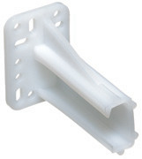 Grass Epoxy Slide Rear Mounting Sockets, Sockets, Screw-On, Rear Mount Adapter, Plastic, Right Only 499.217.00.0149