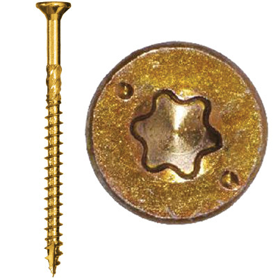 GRK R4 Star Drive Flat Head Screws, #10 X 3-1/2"