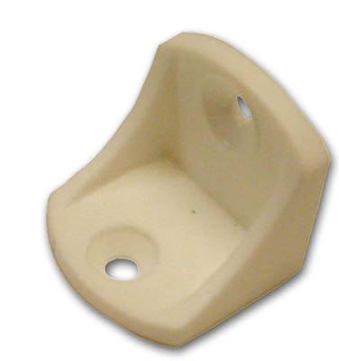 Corner Brace, Plastic, Replaces # H260.24.715Pm White