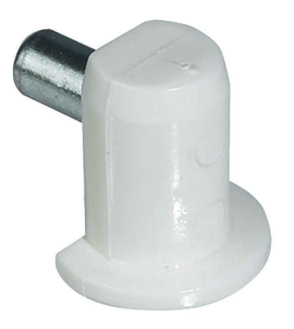 One Shelf Support, plastic, WHITE 5mm /16mm #617