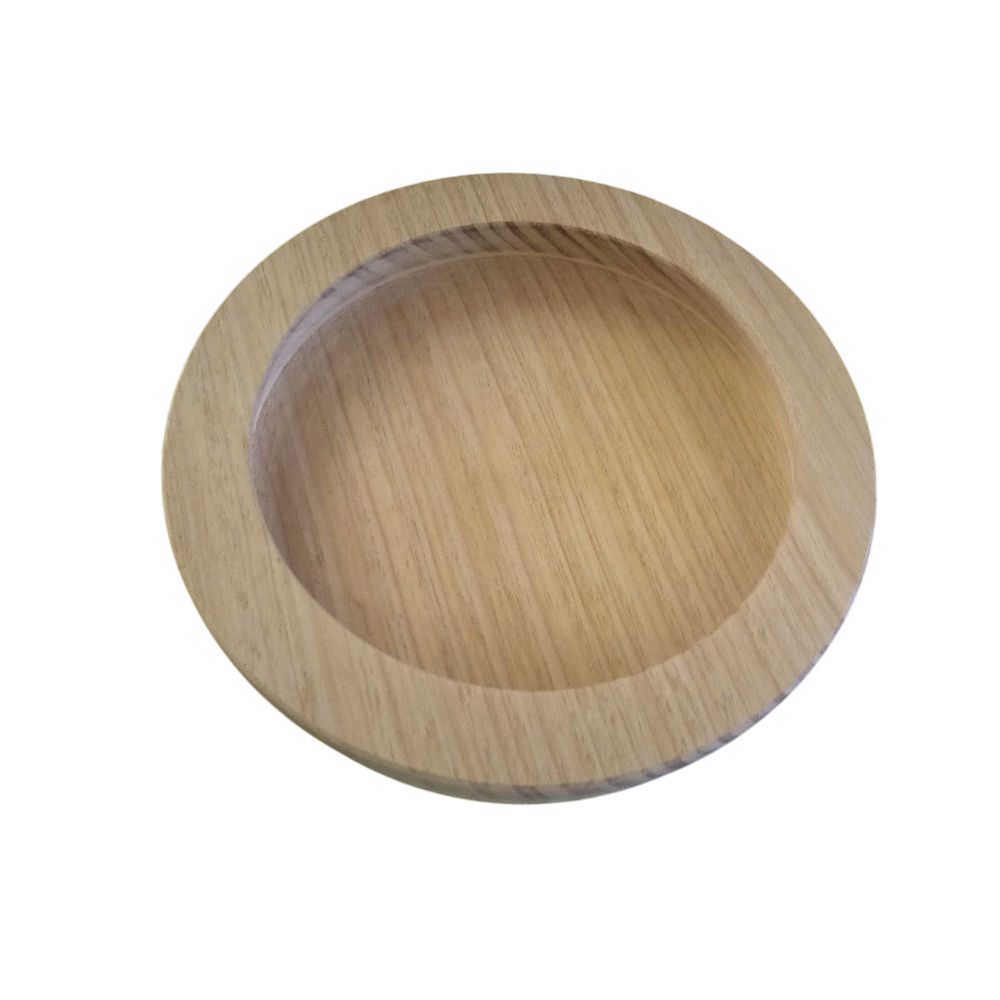 Wooden or Mdf Round Sliding Door Handle Grommet "BABY SL" Choose Size and Color, 3/4" Deep