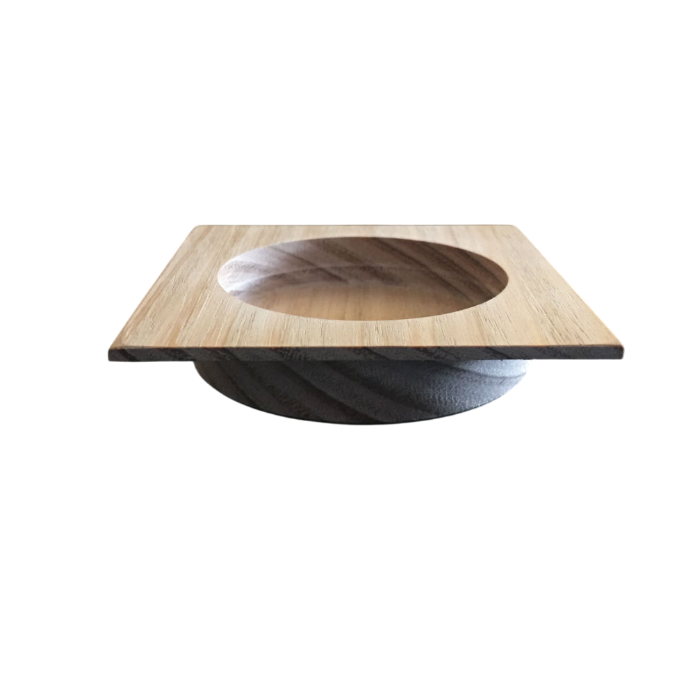 Square FRame Round Sliding Door Handle Grommet "BABY SL" Choose Size and Color, 3/4" Deep
