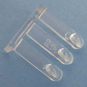 One False Front Clip Clear 3/4", Quantity Discount # 4305