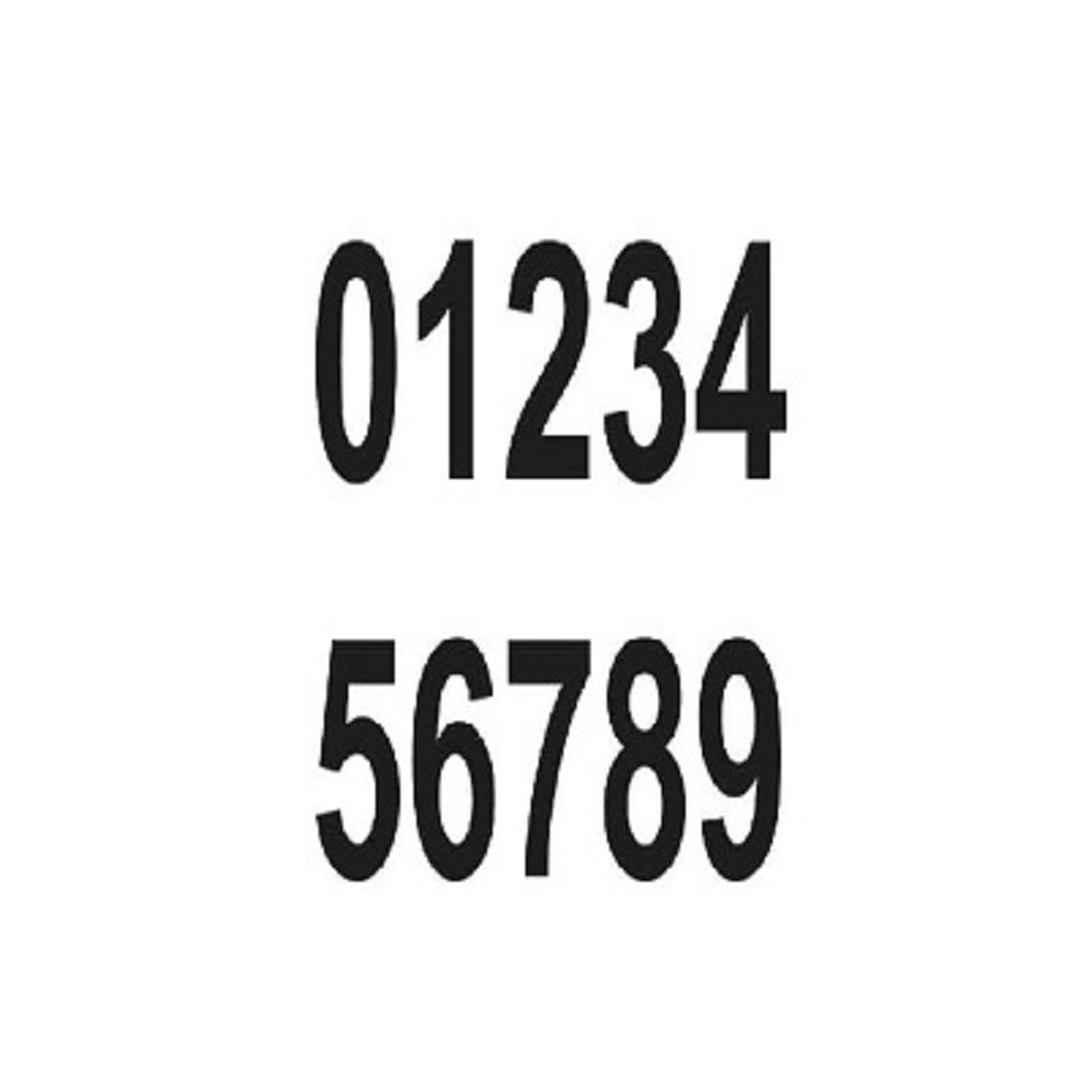 Vinyl Numbers Stickers Self Adhesive Decal Letters Choose your number