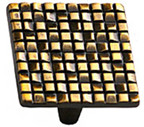 MOSAIC KNOB, 1-7/8", FRENCH ANTQ BRONZE