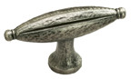 VIBRA NICKEL LARGE OVAL KNOB