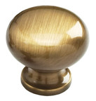 1-1/4" ANTIQUE BRASS KNOB