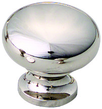 KNOB,SOLID BRASS