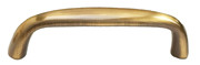 ANTIQUE BRASS PULL, 3" C/C