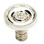 POLISHED NICKEL KNOB, 1-3/8"