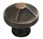 ROUND KNOB, CAST BRONZE