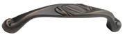 6" C/C SOLID BRASS PULL, ANCIENT BRONZE