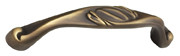6"C/C SLID BRSS PULL, ANTQ LIGHT POLISH