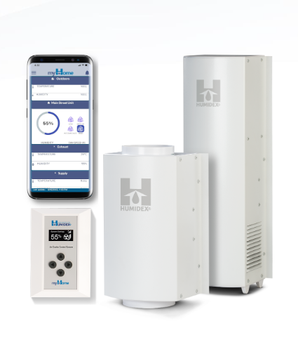 Humidex Crawlspace Combo with HCS & myHome Technologies + Acc kit