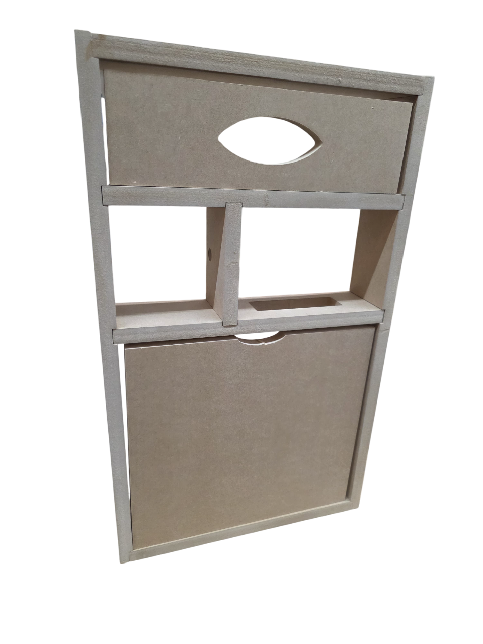 Wooden Bathroom Recessed Cabinet "Betty" Toilet Paper storage, Choose Material and Sizes. Custom Made
