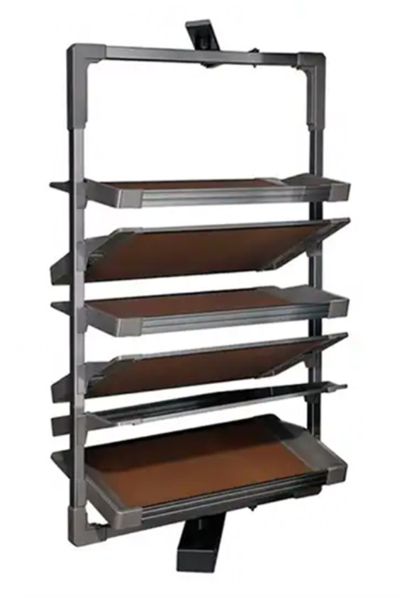 Shoe Rotating Flip Pull out Organizer "FELIPPE" Rotating Shoe Rack Tower Rotating Storage,Teared.MDF Unfinished,Custom sizes & colors and Materials of your choice,  Choose Custom height 30"Wide 13" Deep required space