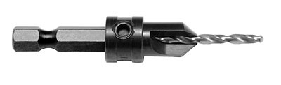 Countersinks with Bits, Fluted, 3/32"