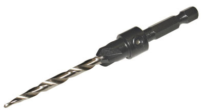 Taper Drills w/Countersink, 4 Flute, 7/32"