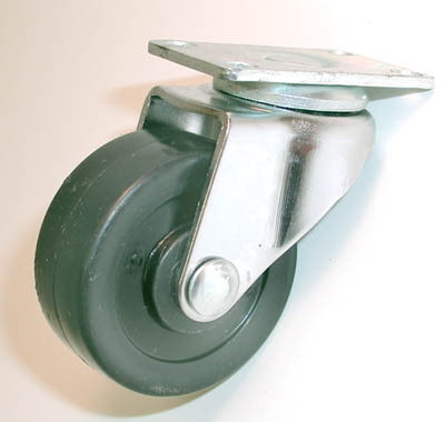 Industrial, Swivel,Black 5"