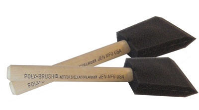 Pro-Pack 10pcs, Poly Foam Brush, 2"