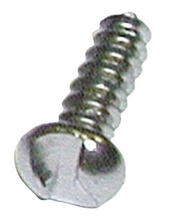 Pro-Pack 10pcs, 1-Way Screw, Chrome #10X3/4"