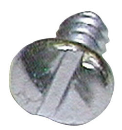 Pro-Pack 10pcs, Slotted Screw, Chrome #14X13/16"