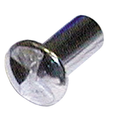 Pro-Pack 10pcs, Barrel Nut 1-Way, Chrome 1/2"