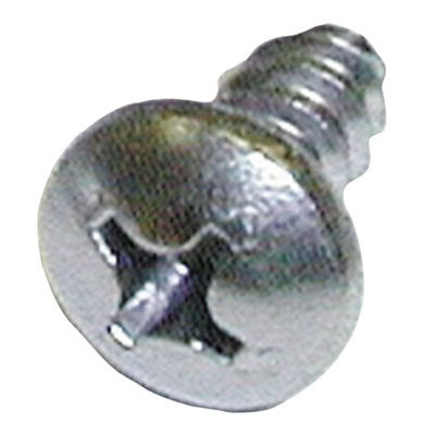 Pro-Pack 10pcs, Phillips Wood Screw, Chrome #14 X 13/16