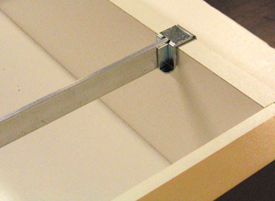Pro-Pack 10pcs, Kine Flex File Bracket System, 3/4" Drawer Side Bracket Zinc