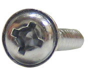 Fine Thread Washer Head Screw,X 1-1/4"