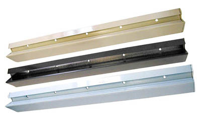 Shelf Anchor for 5/8" Shelf, White 21-1/4"