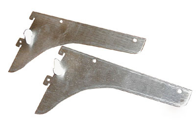 Stainless Steel Shelf Brackets, Stainless Steel 10"