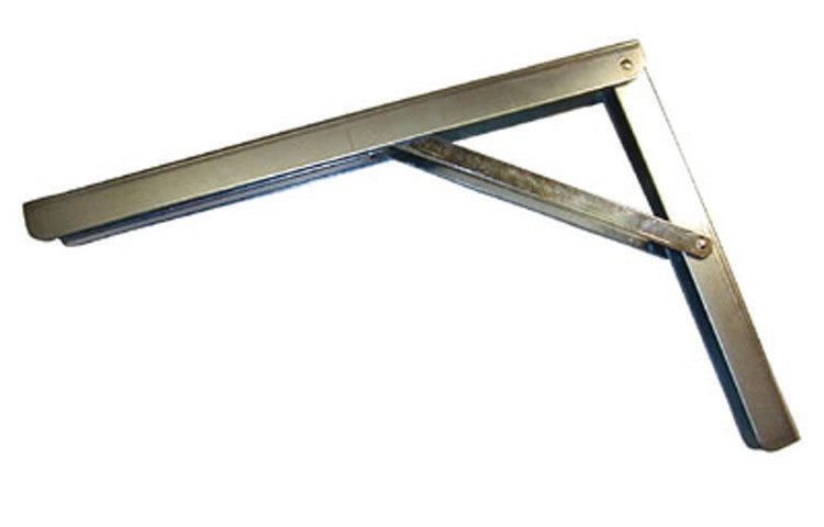 Folding L-Brackets,Zinc 12"