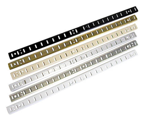 Steel Shelf Standards, Almond 72"
