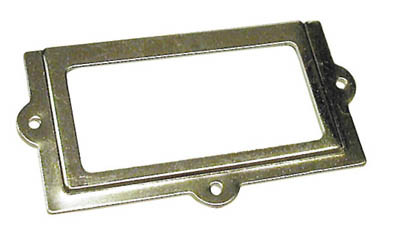 Label Holder, Anochrome 2" X 1" Card
