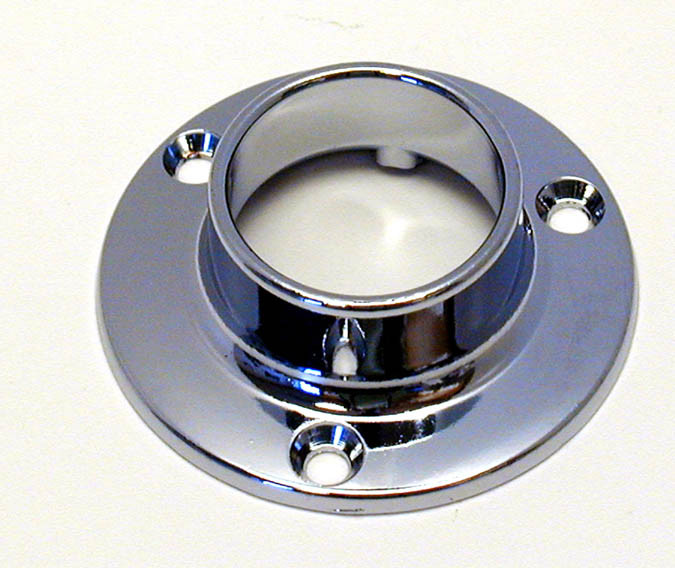Chrome Flanges, Chrome 1-5/16" Closed