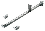 Center Mount 50 lb. Nylon Roller Slides, 22-5/8