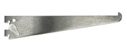 Single Slot Specialty Shelf Brackets, 8", Anochrome
