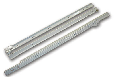 KV1805 Self Closing Slides, White 21-5/8"