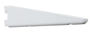 Brackets, Double Slot, 9", White