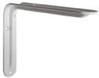 Shelf Brackets, 12"SL x 7-5/8"WL, White