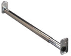 Expandable Closet Tubing, 18"-30", Zinc