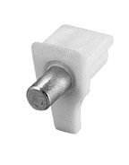 Shelf Supports, Clear, 100-Pack