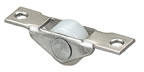 Sliding Door Rollers, 7/16"W x 1-7/8"L9/16" Diameter Roller, 5/16" Wide