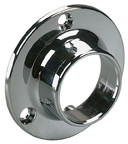 1-5/16" Diameter Chrome Flanges, Closed, Chrome Look