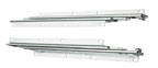 Pantry Slides, 24", Anochrome